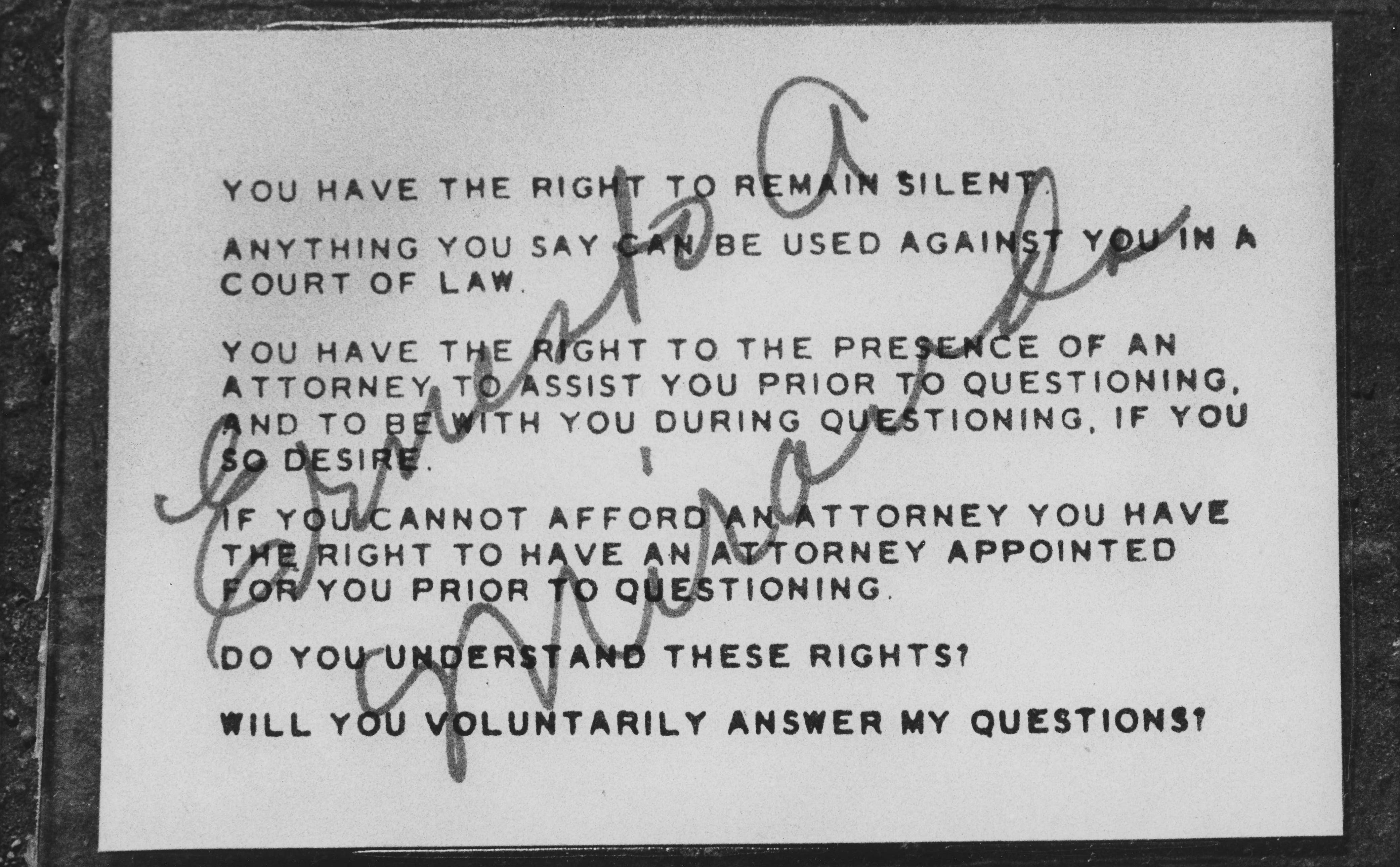facts and case summary miranda v arizona